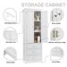 Tall Storage Cabinet With Three Drawers For Bathroom/Office_maomaolike.com