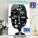 1984 George Orwell Themed Painting Poster, Monochrome Abstract Eye-filled Portrait Poster, Thought-provoking Artistic Decor Ideal For Home Office_maomaolike.com