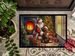 Labrador Retriever And Santa Claus Doormat Front Door Mat Indoor Outdoor Rugs For Entryway, Non Slip Washable Low Pile, 24H X 36W_maomaolike.com