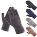 Sports Gloves Skiing Cycling Motorcycle Hiking Touch Screen Gloves Men's Gloves Warm With Fleece Thickened Finger Knitting Touch Screen_maomaolike.com