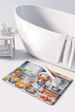 Basenji The Chef Memory Foam Kitchen Mat Machine Washable Anti-Fatigue Mat Cushion Comfort Bath Mat Or Kitchen Rug_maomaolike.com