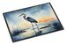 Blue Heron Barely Lit Sky Doormat Front Door Mat Indoor Outdoor Rugs For Entryway, Non Slip Washable Low Pile, 24H X 36W_maomaolike.com