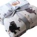 Cute Cat Milk Velvet Flannel Bed Sheet, Nap Air Conditioning Blanket, Sofa Cover, Christmas Blanket_maomaolike.com