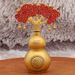 Money Hundred Blessings Wealth Character Gourd Fortune Decoration Home Prosperity Tree Ornament Metal Craft_maomaolike.com