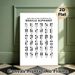 Braille Alphabet Letters & Numbers Painting Poster, Minimalist Monochrome Instructional Chart Poster, Educational Reference For Learning Braille_maomaolike.com