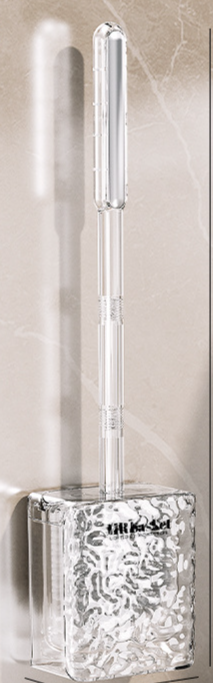 Light Luxury Household No Dead Angle 2023 New Bathroom Wall-Mounted Cleaning Silicone Long Handle Toilet Brush_maomaolike.com