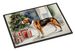 English Foxhound Cozy Christmas Doormat Front Door Mat Indoor Outdoor Rugs For Entryway, Non Slip Washable Low Pile, 24H X 36W_maomaolike.com
