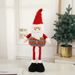 Telescopic Decoration Supplies Snowman Reindeer Figurine Christmas Doll Ornament Window Display_maomaolike.com