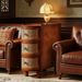 Wood End Table, 3-Drawer Side Table NightStand With 3 Rattan Drawers_maomaolike.com