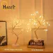 Bonsai Tree LED Night Light - Touch Switch, Copper Wire, Christmas Decor For Bedroom EU_maomaolike.com