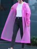 Adult Rain Jacket, Windproof And Waterproof EVA Full Body All In One Raincoat, Travel, Outdoor Cycling, Hiking, Portable Adult Women's Raincoat_maomaolike.com