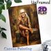 Sai Baba Themed Spiritual Painting Poster, Warm-toned Realistic Traditional Scene Poster, Serene Spiritual Artwork, Ideal For Home Prayer Space And_maomaolike.com