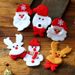 New Cross-Border Hot-Selling Plush Head Old Man Snowman Reindeer DIY Christmas Night Decoration Shoes Clothing Accessories_maomaolike.com