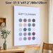 Soft Summer Color Palette Painting Poster, Muted Pastel Round Dot Pattern Poster, Stylish Color Reference Ideal For Home Studio, Living Room Decor_maomaolike.com