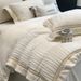 Maroch Luxury Healing Soft Mousse Four-Piece Set Autumn Winter Thickened Top-sale Rabbit Velvet Bedding Home Textile Ice Queen_maomaolike.com