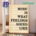Music Quote Painting Poster, Vintage Sheet Music & Inspirational Text Poster, Artistic Wall Decor Ideal For Music Room, Home Studio_maomaolike.com