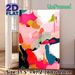 Abstract Colorful Art Painting Poster, Vibrant Fluid Color-block Abstract Poster, Adds Artistic Visual Charm, Suitable For Living Room, Bedroom And_maomaolike.com