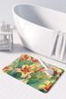 Utah Sego Lilies In Watercolor Memory Foam Kitchen Mat Machine Washable Anti-Fatigue Mat Cushion Comfort Bath Mat Or Kitchen Rug_maomaolike.com