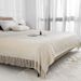 Nordic Retro Diamond Blanket Solid Color Knitted Blanket Bed End Blanket Bed Sofa Blanket Towel Bed End Towel_maomaolike.com