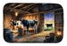 Cows Evening Milking Time Dish Drying Mat Absorbent Dish Drying Mat Pad For Kitchen Counter Dish Drainer Mat For Countertop, 14 X 21", Multicolor_maomaolike.com