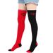 Unisex blackmilk stockings over the knee socks diamond check cotton socks cosplay women's socks_maomaolike.com