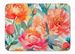 Peonies In Watercolor Memory Foam Kitchen Mat Machine Washable Anti-Fatigue Mat Cushion Comfort Bath Mat Or Kitchen Rug_maomaolike.com