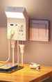 Voice-Controlled Smart Night Light For Bedroom Sleep, New Plug-in Bedside Table Lamp With Socket_maomaolike.com
