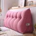 SOGA 2X 180cm Pink Triangular Wedge Bed Pillow Headboard_maomaolike.com