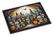 Calaveras Sugar Skulls Spooky Halloween Doormat Front Door Mat Indoor Outdoor Rugs For Entryway, Non Slip Washable Low Pile, 24H X 36W_maomaolike.com