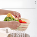 Multi Purpose Basket: Double Layered Kitchen Dishwasher, Household Drain, Thickened Plastic Vegetable And Living Room_maomaolike.com
