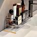 Thickened New Washbasin Storage Rack, Stainless Steel Countertop Organizer For Bathroom, No Drilling Required_maomaolike.com
