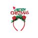 Festive Red And Green - Christmas Themed Headband 12pcs_maomaolike.com