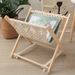 Nordic Cotton Rope Woven Storage Organizer Foldable Magazine Creative Desktop Book And Newspaper Floor Rack Photography_maomaolike.com