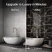 Luxury Black Marble Peel And Stick Tiles – Waterproof Self-Adhesive Wall Sticker For Bathroom & Kitchen_maomaolike.com