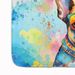 Boston Terrier Hippie Dawg Memory Foam Kitchen Mat Machine Washable Anti-Fatigue Mat Cushion Comfort Bath Mat Or Kitchen Rug_maomaolike.com