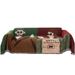 American Retro Couple Illustration Sofa Throw Blanket - All-Season, Dust-Proof, Full Coverage For Couch & Loveseat_maomaolike.com