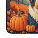 Bearded Collie Fall Memory Foam Kitchen Mat Machine Washable Anti-Fatigue Mat Cushion Comfort Bath Mat Or Kitchen Rug_maomaolike.com