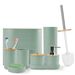 5 Colors Options -- Set Of 8Pcs Bathroom Accessories Set Bathroom Holder Set With Soap Dispenser Toothbrush Holder Cup Soap Dish Toilet Cleaning Brush Trash Can Qtip Holder Vanity Tray For Home_maomaolike.com