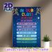 Classroom Rules Painting Poster, Vibrant Night-themed Colorful Motivational Text Poster, Conveys Positive Class Values To Foster A Harmonious Learning_maomaolike.com