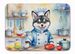 Alaskan Klee Kai The Chef Memory Foam Kitchen Mat Machine Washable Anti-Fatigue Mat Cushion Comfort Bath Mat Or Kitchen Rug_maomaolike.com