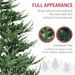 9 Ft Artificial Christmas Tree, Pine Hinged Xmas Tree With 1939 Realistic Branches, Steel Base, Auto Open, Green_maomaolike.com