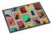 Lots Of Longhaired Black Tan Dachshund Doormat Front Door Mat Indoor Outdoor Rugs For Entryway, Non Slip Washable Low Pile, 24H X 36W_maomaolike.com
