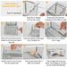 Rat Trap Cage Humane Live Rodent Trap Cage Galvanized Iron Mice Mouse Control Bait Catch With Detachable U Shaped Rod_maomaolike.com