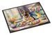 Decorating Easter German Shepherd Doormat Front Door Mat Indoor Outdoor Rugs For Entryway, Non Slip Washable Low Pile, 24H X 36W_maomaolike.com