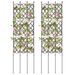 3-Pack Outdoor Sturdy Reliable Construction Plant Support Frame For Raised Garden Bed_maomaolike.com