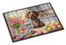 Decorating Easter Wirehaired Pointing Griffon Doormat Front Door Mat Indoor Outdoor Rugs For Entryway, Non Slip Washable Low Pile, 24H X 36W_maomaolike.com