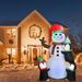 5.9FT Christmas Inflatable Outdoor Decoration Snowman Penguin Blow Up Yard Decoration With LED Light Built-in Air Blower For Winter Holiday Xmas Garden_maomaolike.com