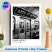 Paris Métro Arts Et Métiers Painting Poster, Monochrome Vintage Subway Interior Scene Poster, Urban Nostalgic Decor For Living Room, Office_maomaolike.com