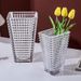 Home Transparent Crystal Glass Vase Nordic Light Luxury Ins Style Living Room Hotel Arrangement Ornament Fresh Flower_maomaolike.com