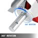 VEVOR Scaffolding Wheels Set Of 4, 8" - Scaffolding Casters Heavy Duty, 3200 Lbs Per Set - Locking Stem Casters With Brake, Red Polyurethane - Replacement For Scaffold, Shelves, Workbench_maomaolike.com